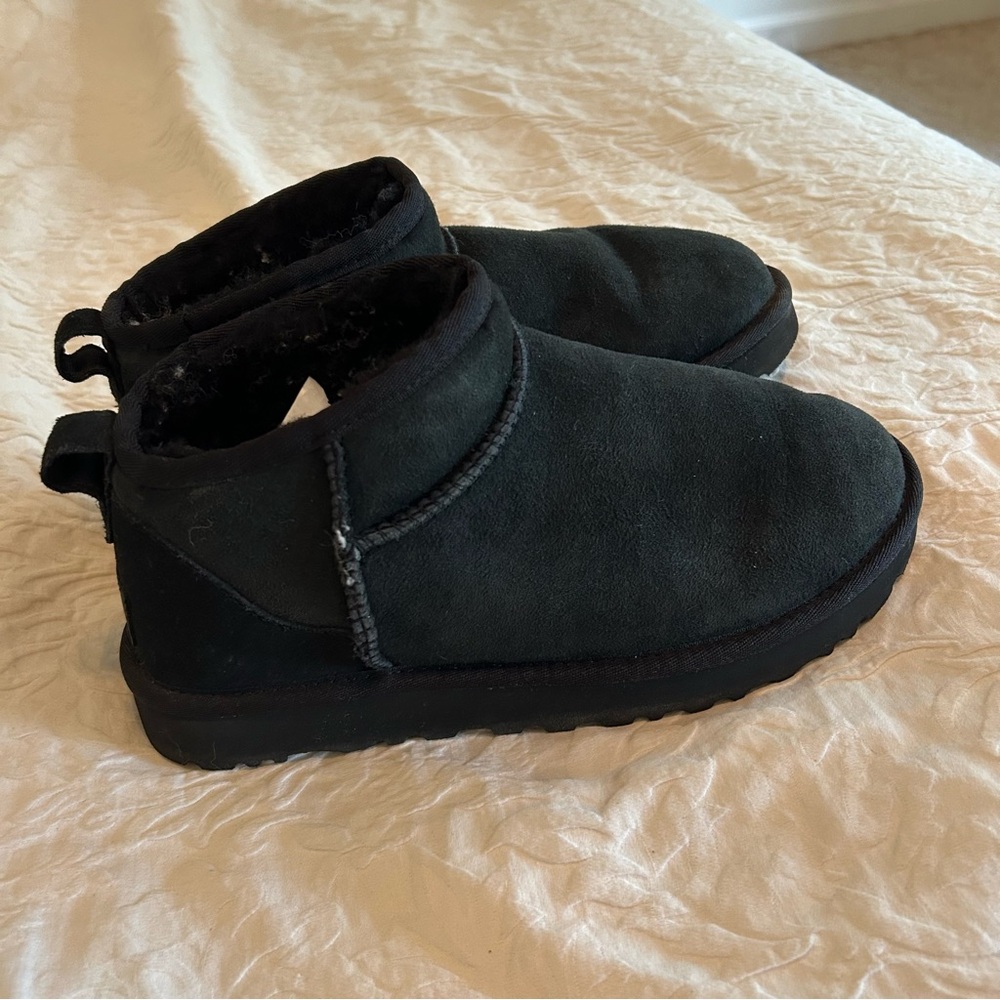 UGG Black Cozy ankle boots